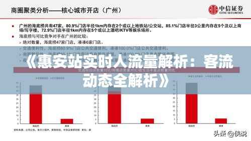 《惠安站实时人流量解析:客流动态全解析》