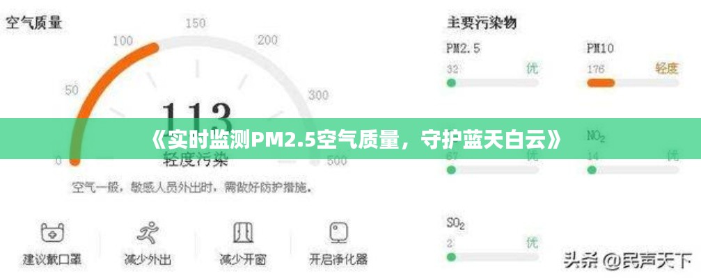 《实时监测PM2.5空气质量,守护蓝天白云》