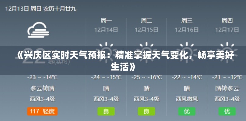 《兴庆区实时天气预报：精准掌握天气变化，畅享美好生活》