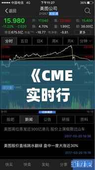 《CME实时行情获取攻略:掌握市场脉搏的利器》