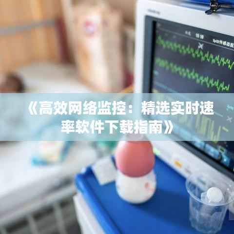 《高效网络监控：精选实时速率软件下载指南》