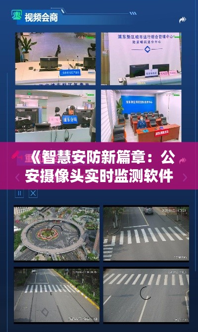《智慧安防新篇章:公安摄像头实时监测软件助力城市安全》