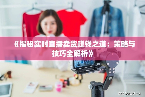 《揭秘实时直播卖货赚钱之道:策略与技巧全解析》