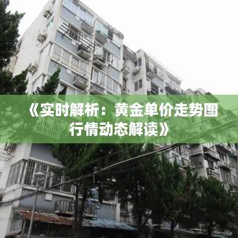 《实时解析：黄金单价走势图行情动态解读》
