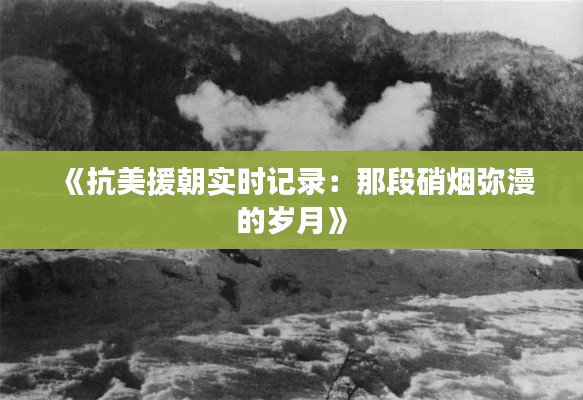 《抗美援朝实时记录:那段硝烟弥漫的岁月》