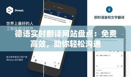 德语实时翻译网站盘点:免费高效,助你轻松沟通