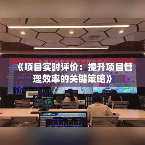 《项目实时评价:提升项目管理效率的关键策略》
