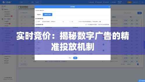 实时竞价:揭秘数字广告的精准投放机制