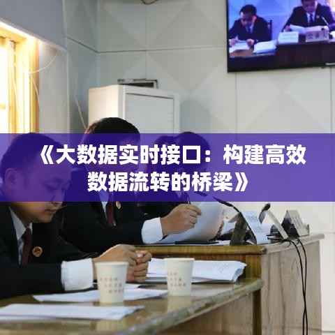 《大数据实时接口:构建高效数据流转的桥梁》