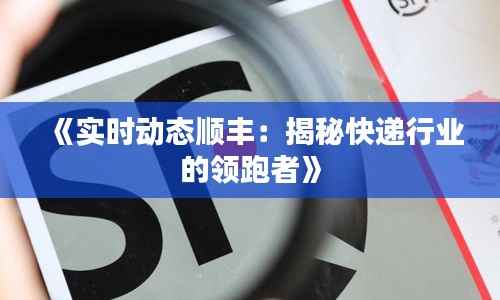 《实时动态顺丰:揭秘快递行业的领跑者》