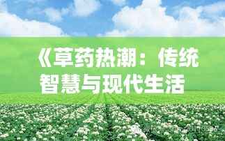 《草药热潮:传统智慧与现代生活的完美融合》