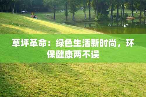 草坪革命:绿色生活新时尚,环保健康两不误
