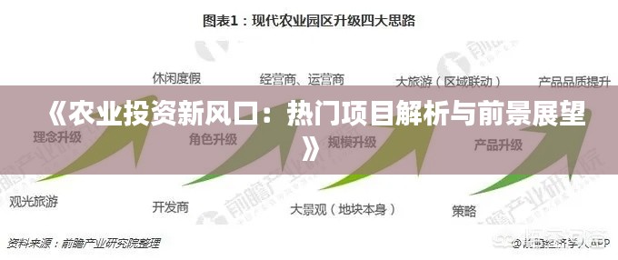 《农业投资新风口:热门项目解析与前景展望》