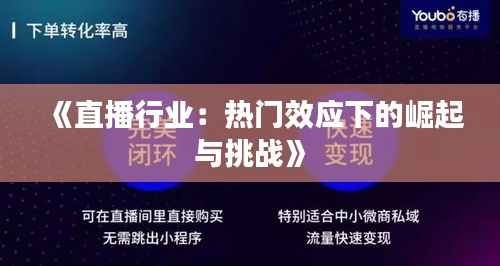 《直播行业:热门效应下的崛起与挑战》