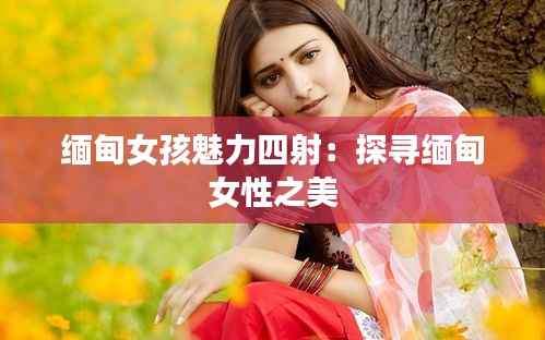 缅甸女孩魅力四射:探寻缅甸女性之美