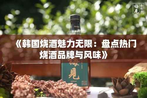 《韩国烧酒魅力无限:盘点热门烧酒品牌与风味》
