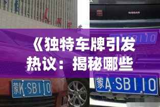 《独特车牌引发热议：揭秘哪些车牌能上热门话题》
