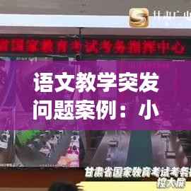 语文教学突发问题案例：小学语文课堂突发事件处理案例 