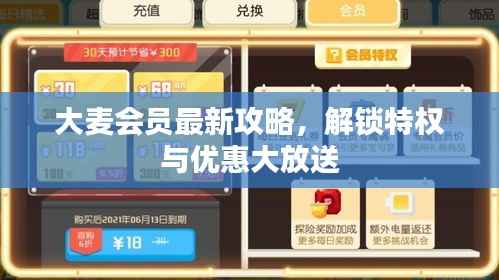 大麦会员最新攻略,解锁特权与优惠大放送