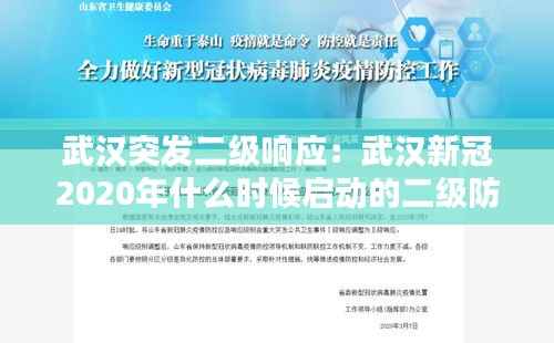 武汉突发二级响应:武汉新冠2020年什么时候启动的二级防疫