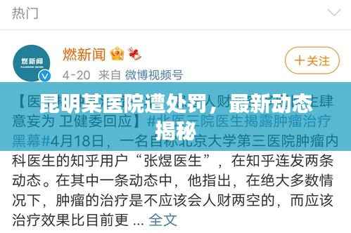 昆明某医院遭处罚,最新动态揭秘