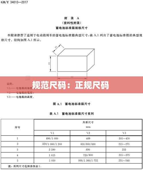 规范尺码:正规尺码