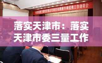 落实天津市：落实天津市委三量工作和农村三增工作要求 