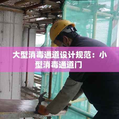 大型消毒通道设计规范:小型消毒通道门