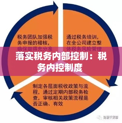 落实税务内部控制:税务内控制度