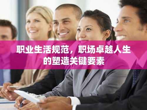 职业生活规范,职场卓越人生的塑造关键要素