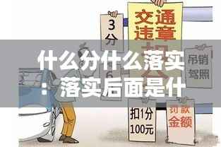 什么分什么落实：落实后面是什么 