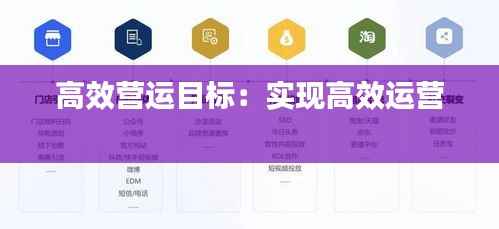 高效营运目标：实现高效运营 