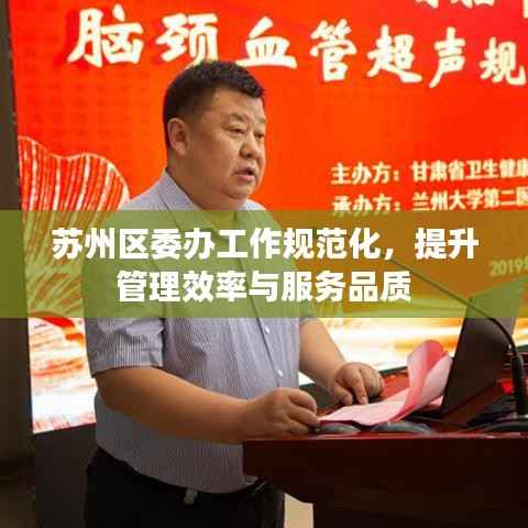 苏州区委办工作规范化,提升管理效率与服务品质