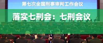 落实七刑会：七刑会议 