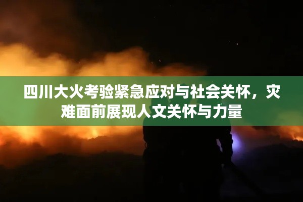 四川大火考验紧急应对与社会关怀,灾难面前展现人文关怀与力量