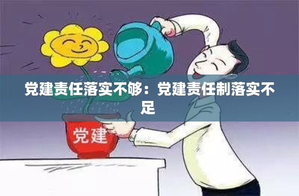 党建责任落实不够:党建责任制落实不足