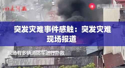 突发灾难事件感触:突发灾难现场报道