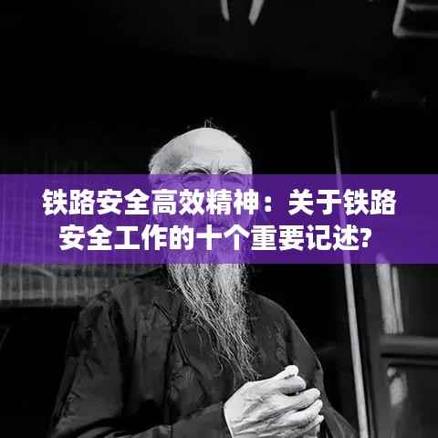 铁路安全高效精神：关于铁路安全工作的十个重要记述? 