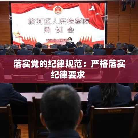 落实党的纪律规范:严格落实纪律要求
