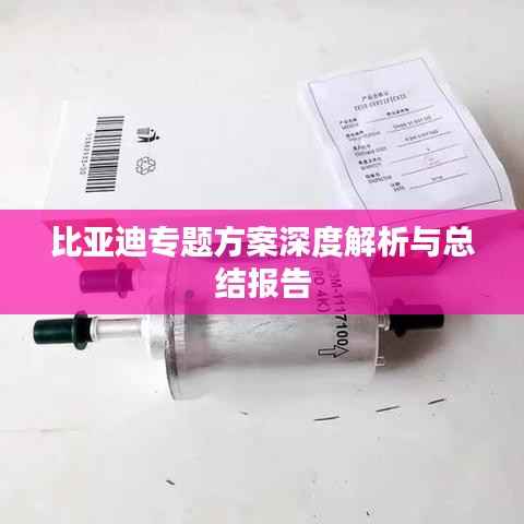比亚迪专题方案深度解析与总结报告