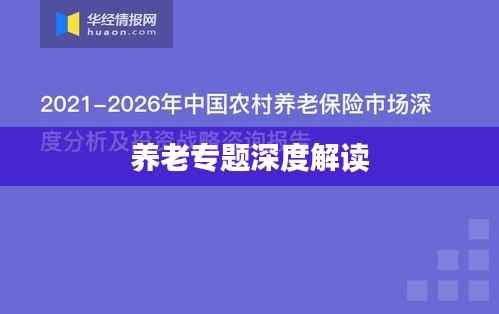 养老专题深度解读