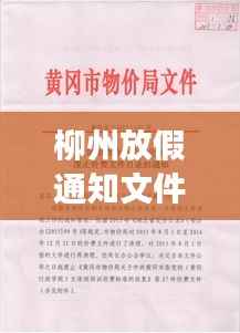 柳州放假通知文件全面解读