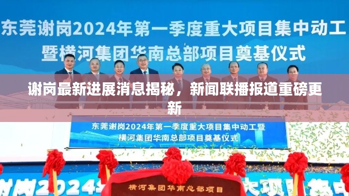 谢岗最新进展消息揭秘，新闻联播报道重磅更新