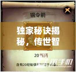 独家秘诀揭秘,传世智慧,不可外传的秘籍