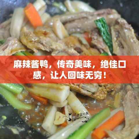 麻辣酱鸭，传奇美味，绝佳口感，让人回味无穷！