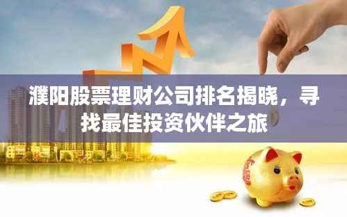 濮阳股票理财公司排名揭晓,寻找最佳投资伙伴之旅