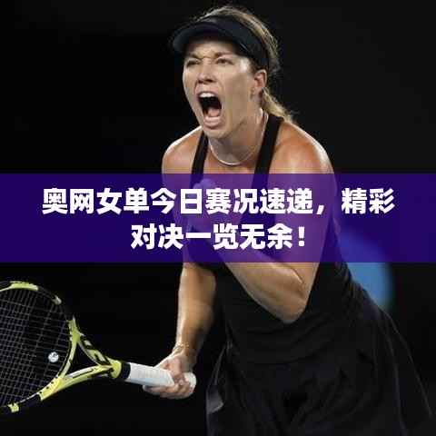 奥网女单今日赛况速递，精彩对决一览无余！