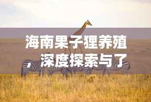 海南果子狸养殖,深度探索与了解