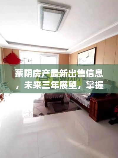 蒙阴房产最新出售信息，未来三年展望，掌握未来房源趋势！