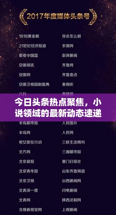 今日头条热点聚焦,小说领域的最新动态速递